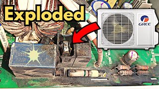 Fixing Dead Gree Mini Split AC Circuit – No Power! 5V, 12V, 15V Gone!