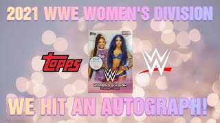 🚨New Product🚨2021 Topps WWE Women's Division Blaster Box Review! We Pulled An Autograph Parallel!!