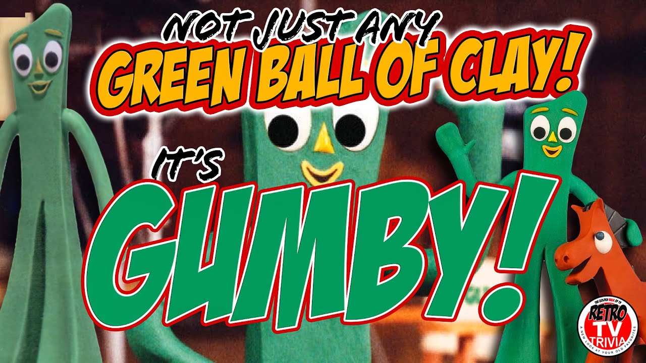 It's GUMBY! Not Just Any Green Ball of Clay but Art Clokey's Claymation Hero!