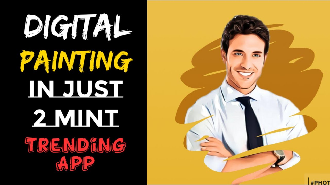 Digital Painting Create in mobile Just 2 mint photo lab trending