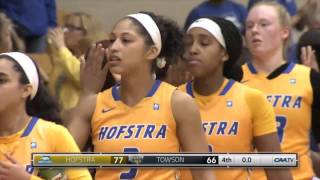 2017 Womens First Round -- Hofstra 77, Towson 66