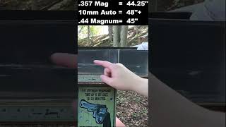 Hard Cast Bullets Penetration - 10Mm Vs .357 Mag Vs .44 Mag