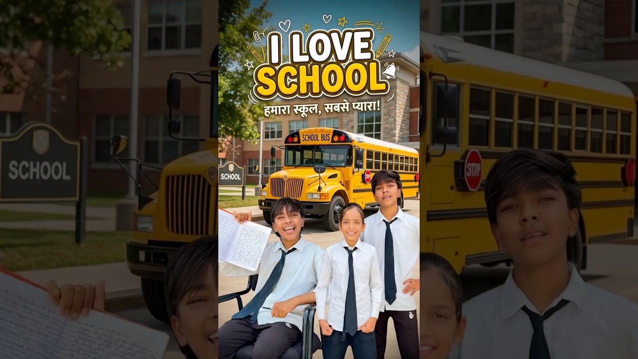 Humko School Se Pyar He ❤️🤩 #comedy #aaganwadikebacche #schoolcomedy #schoollife #dhonisir #jagga