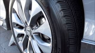 DIY 2013 2014 2015 Honda Accord Tire Rotation using Cordless Impact and Torque Wrench