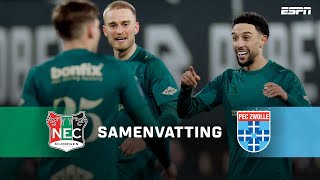 Download Lagu SCHITTERENDE GOAL van YOUNES NAMLI!😍 | Samenvatting N.E.C. Nijmegen - PEC Zwolle MP3
