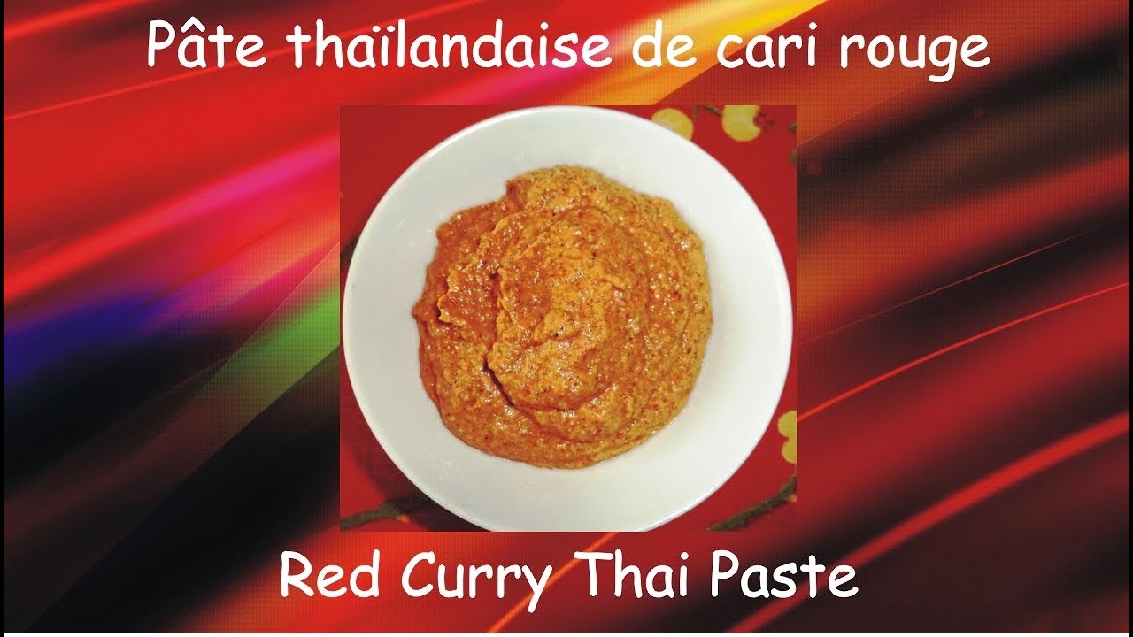 Pâte au cari rouge authentique Thai Kitchen