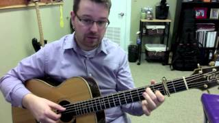 America The Beautiful James Taylor Guitar Lesson by Lance Allen