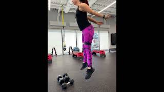 Banded pulse jump squat