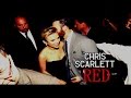 chris evans + scarlett johansson | red