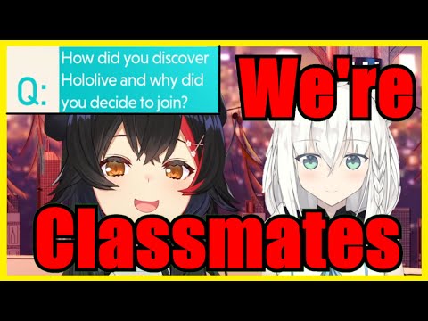 Mio Reveals That Fubuki's Her Classmate & Reason to Join Hololive ft. Kiara【Hololive | Eng Sub】
