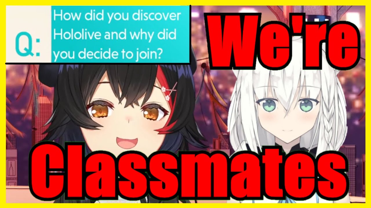 Mio Reveals That Fubuki's Her Classmate & Reason to Join Hololive ft. Kiara【Hololive | Eng Sub】