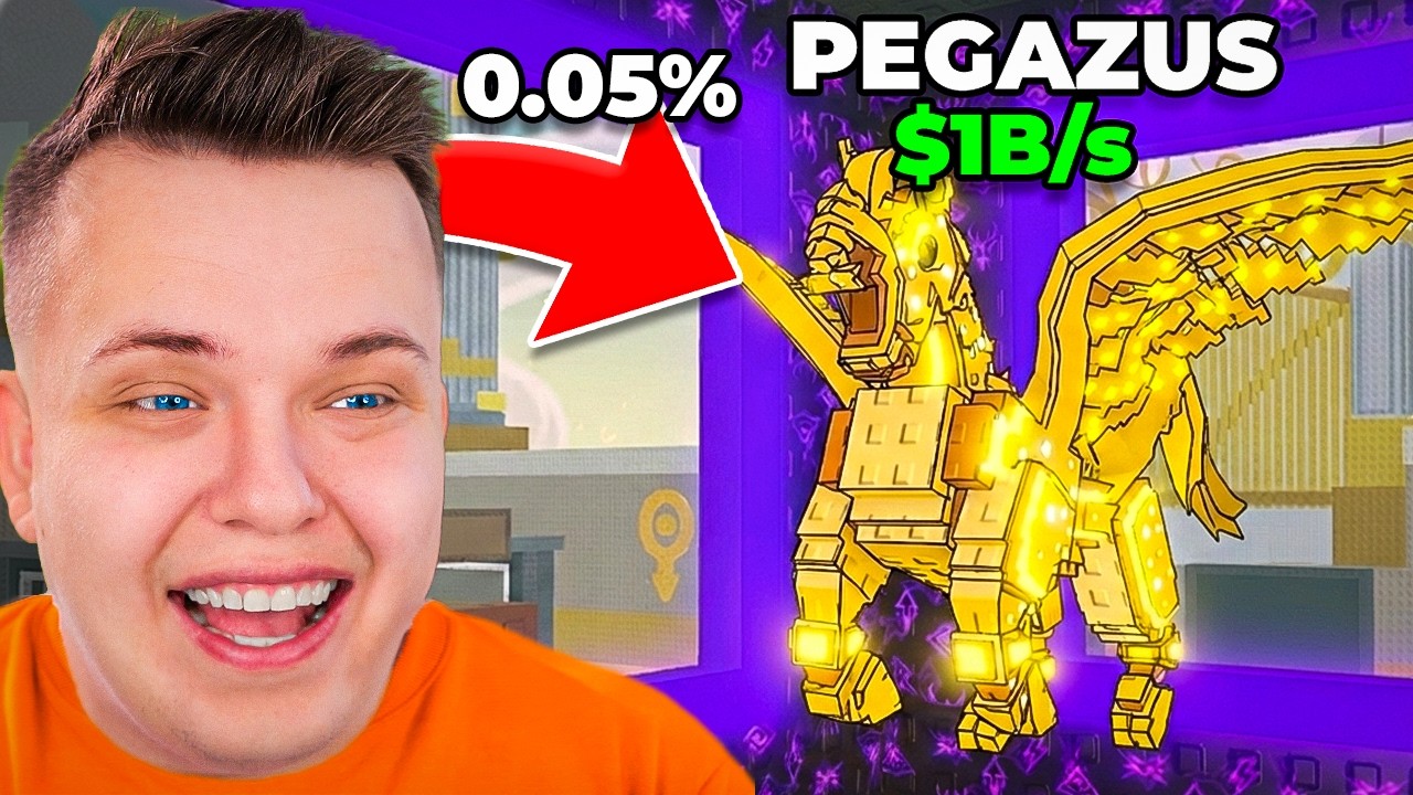 Zdobyłem 0.05% CELESTIAL PEGASUS w Steal A Brainrot ROBLOX!
