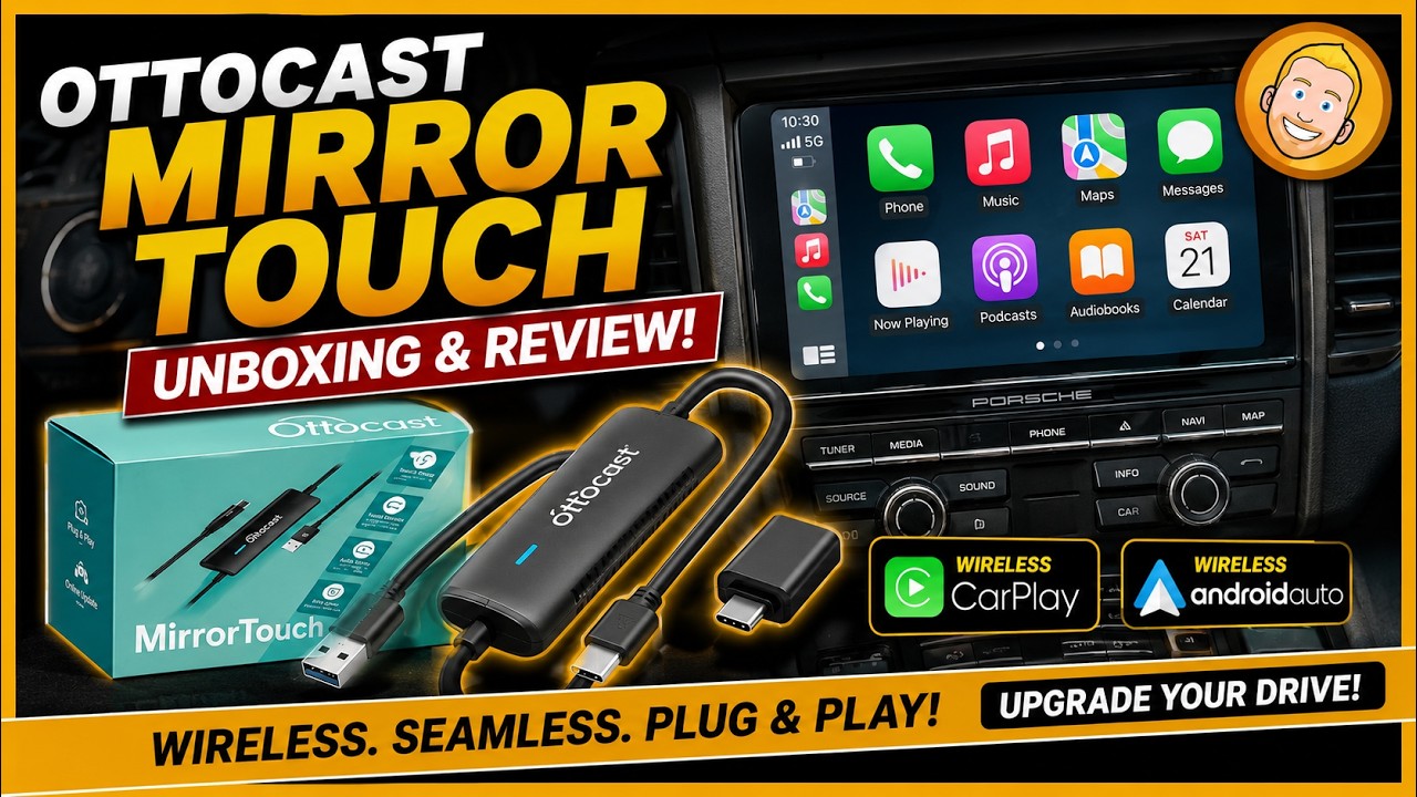 Mirror Your Phone Screen to ANY Car! Ottocast Mirror Touch Review