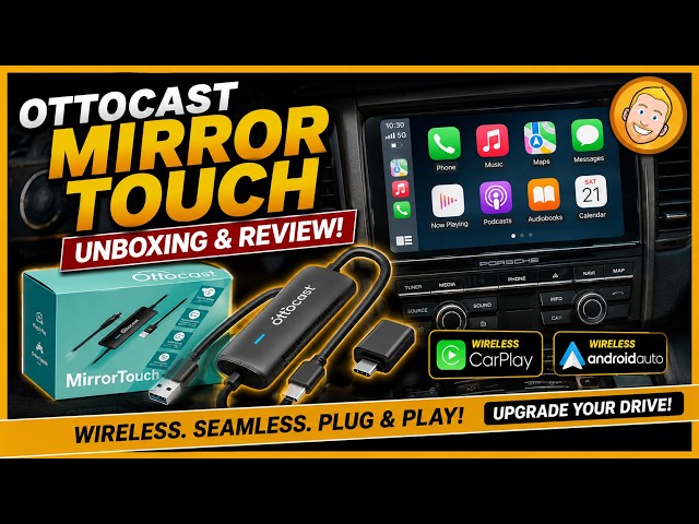Mirror Your Phone Screen to ANY Car! Ottocast Mirror Touch Review