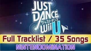 Just Dance Wiiu Japan Full Tracklist ジャストダンスwii U Youtube