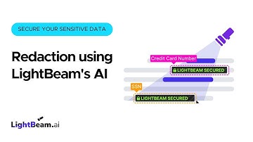 Experience Effortless Text & Image Data Redaction with LightBeam