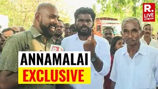 Annamalai Casts Vote, Calls It A 'Historic Election' | Tamil Nadu | Lok Sabha Elections 2024