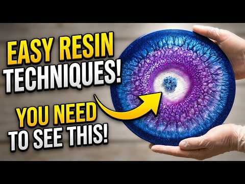 The Resin Techniques You've Been Missing! Easy DIY Tray!