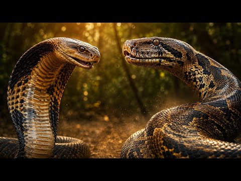The Snake That Hunts Snakes — King Cobra vs Python