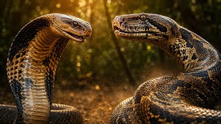 The Snake That Hunts Snakes — King Cobra vs Python