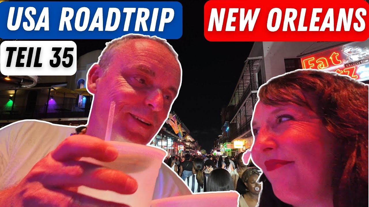 #035 USA New Orleans Bourbon Street Party Vlog