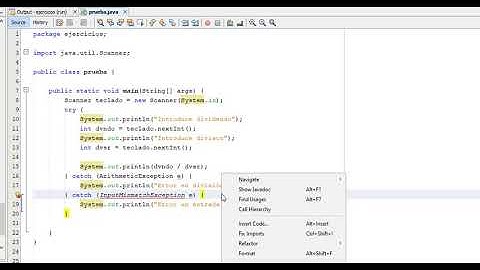 22 Programación. Gestión de Excepciones en Java