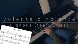 Volente o nolente (@ligabue feat. @elisatoffoli) [Piano Cover + Spartito] - Carmine De Martino