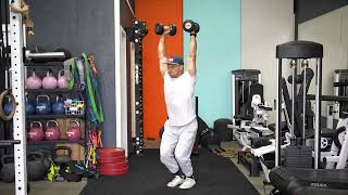 Dual Dumbbell Hang Snatch