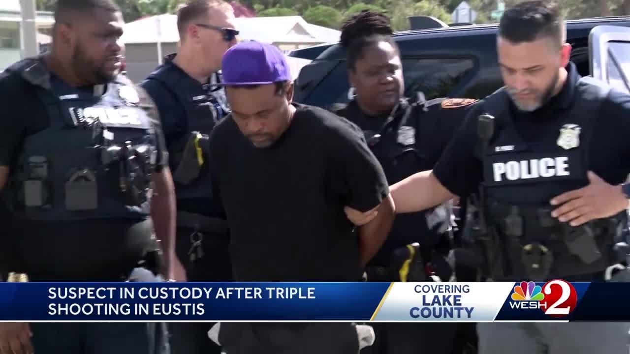 Suspect in custody after 3 people shot in Eustis, police say - YouTube