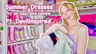 Devilinspired summer dresses try on haul and review!