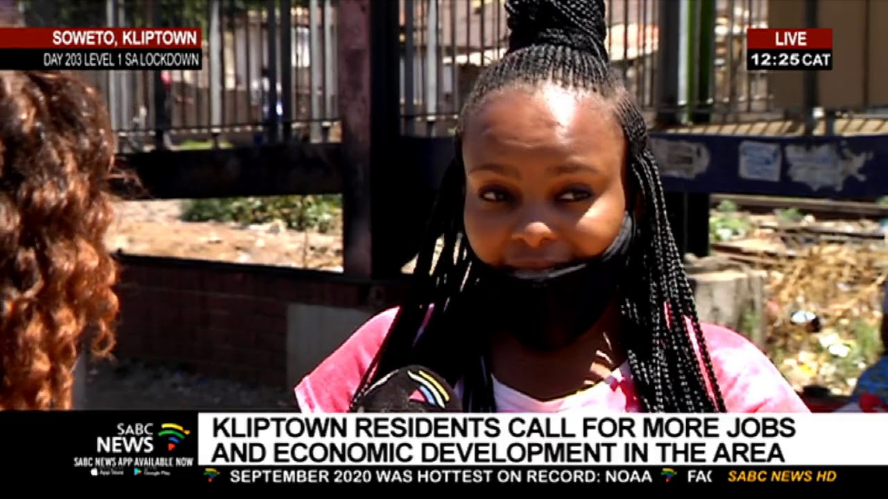 Kliptown residents call for more jobs and economic development in the area