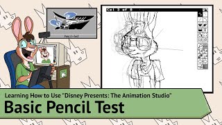 Amiga Art: Learning How to Use Disney Presents: The Animation Studio - Basic Pencil Test