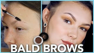 How To Fill in BALD/SPARSE BROWS | Nicole Hilton