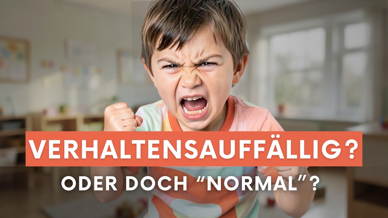 Verhaltensauffälligkeiten bei Kindern - Aufzeichnung des Online-Seminars für pädagogische Fachkräfte
