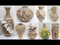 10 amazing flower vase ideas from waste materials  jute craft ideas