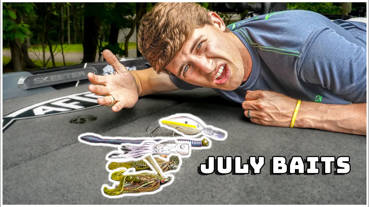 TOP 5 Lures For July Bass Fishing SUCCESS! Bass Manager The Best