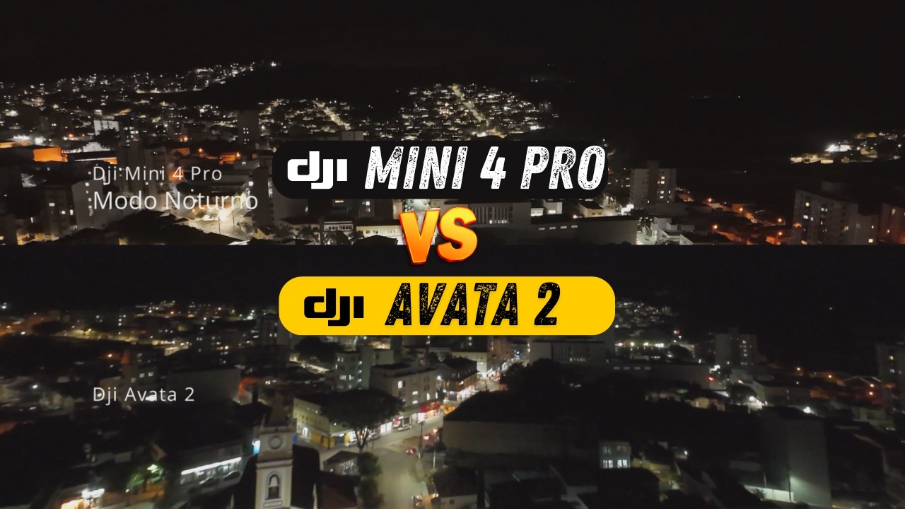 Dji Avata 2 vs Dji Mini 4 Pro Voo Noturno - YouTube