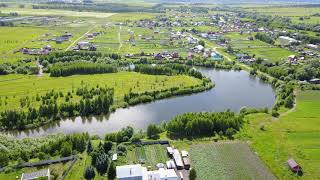 картинка: Обзор села Богородское с птичьего полёта 2017 год - 1 часть