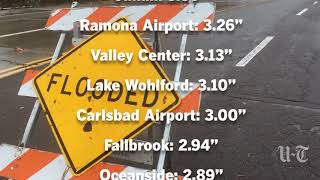 Staggering Rainfall Totals For San Diego | San Diego Union-Tribune