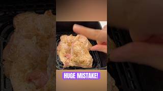 Air Fryer Chicken Thighs Coming Out Soggy? This is Why #kitchenhacks #airfryertips