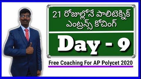 21 Days Free Polycet Coaching - Day#9|| Tangents and secants to a circle || Most Important Bits