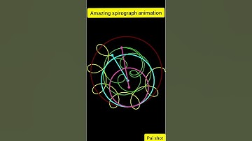 Advance spirograph animation21 with python turtle#shorts
