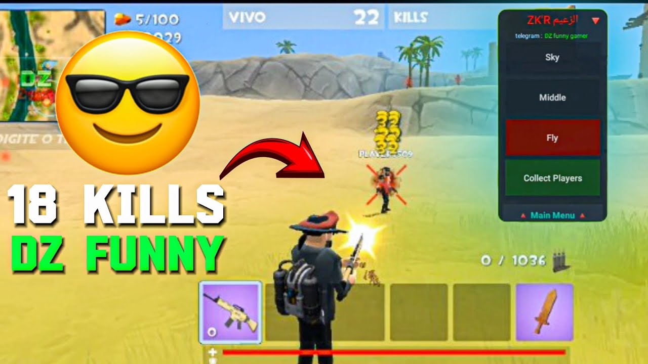 Rocket Royale hacker DZ FUNNY GAMER 18 Kills, The unexpected happened...