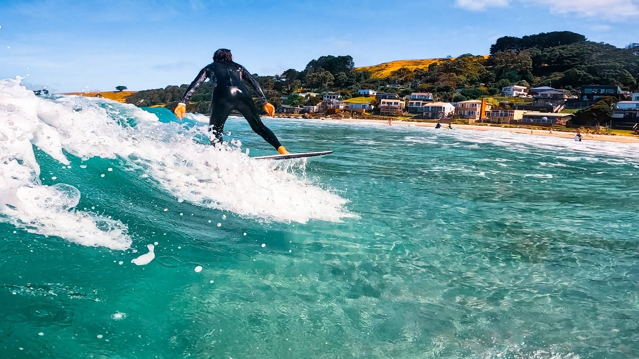 POV SURFING | Highlights from my 6.5hr session *clear blue water*