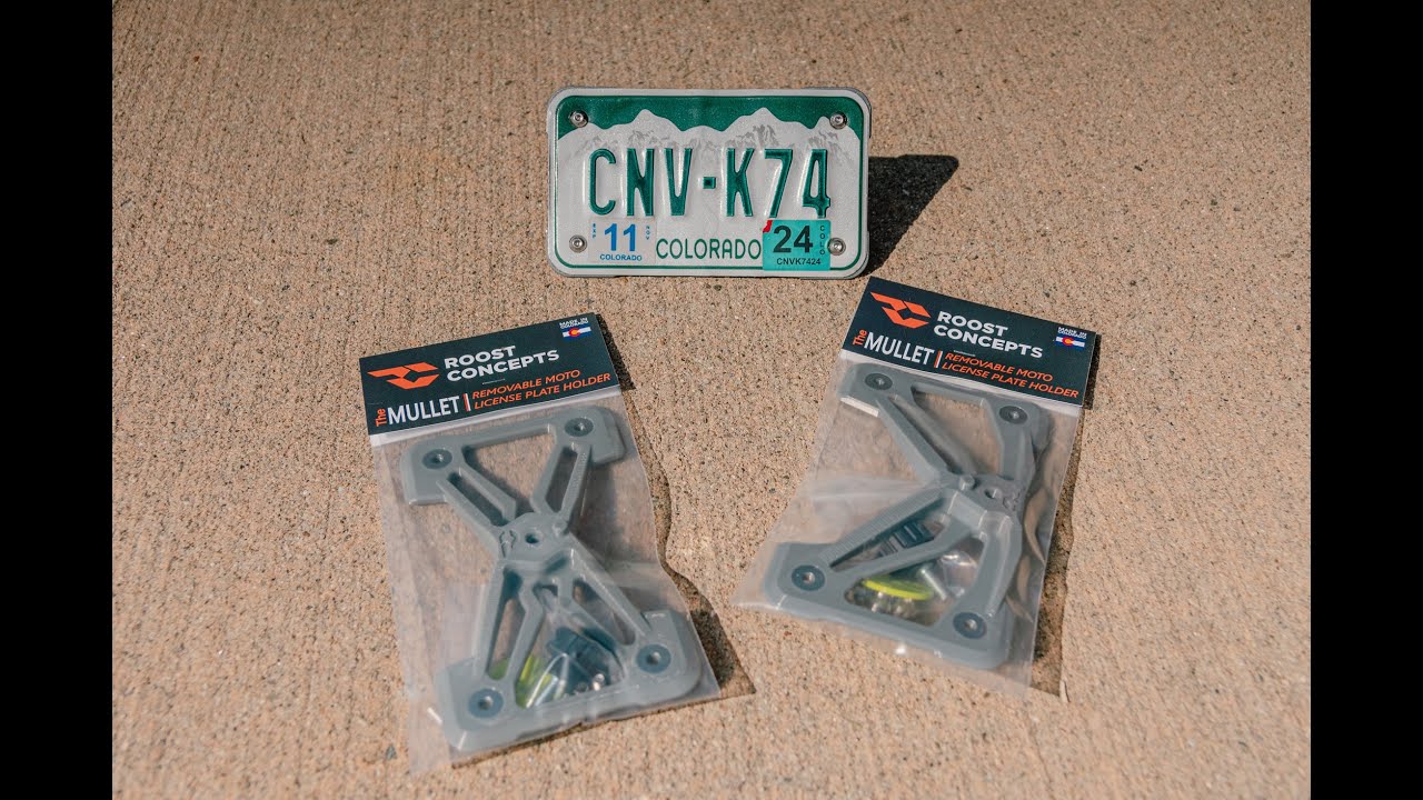 Product Showcase: the Mullet License Plate Holder for Dirt Bikes