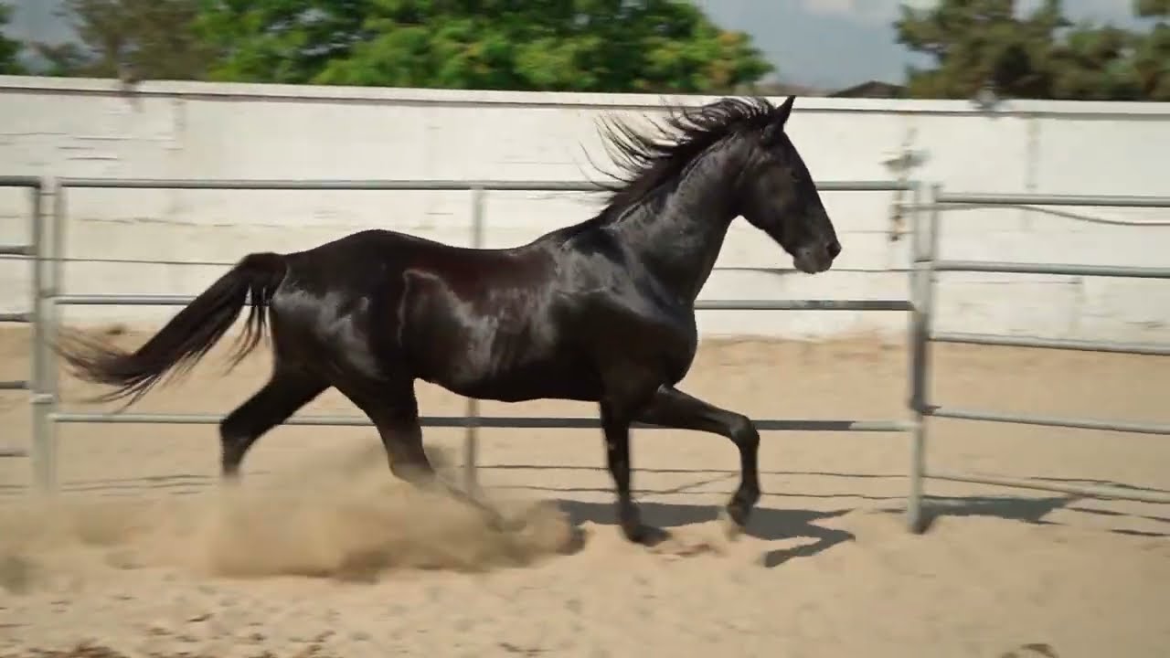 A frisky horse. @ shprts