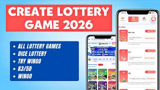 How To Create Lottery Game Website | Make Lottery Game App | Source Code / Wingo/K3/5D /Free/2026 screenshot 4