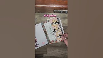 1st #signature in #aliceinwonderland #junkjournal complete! #workinprogress