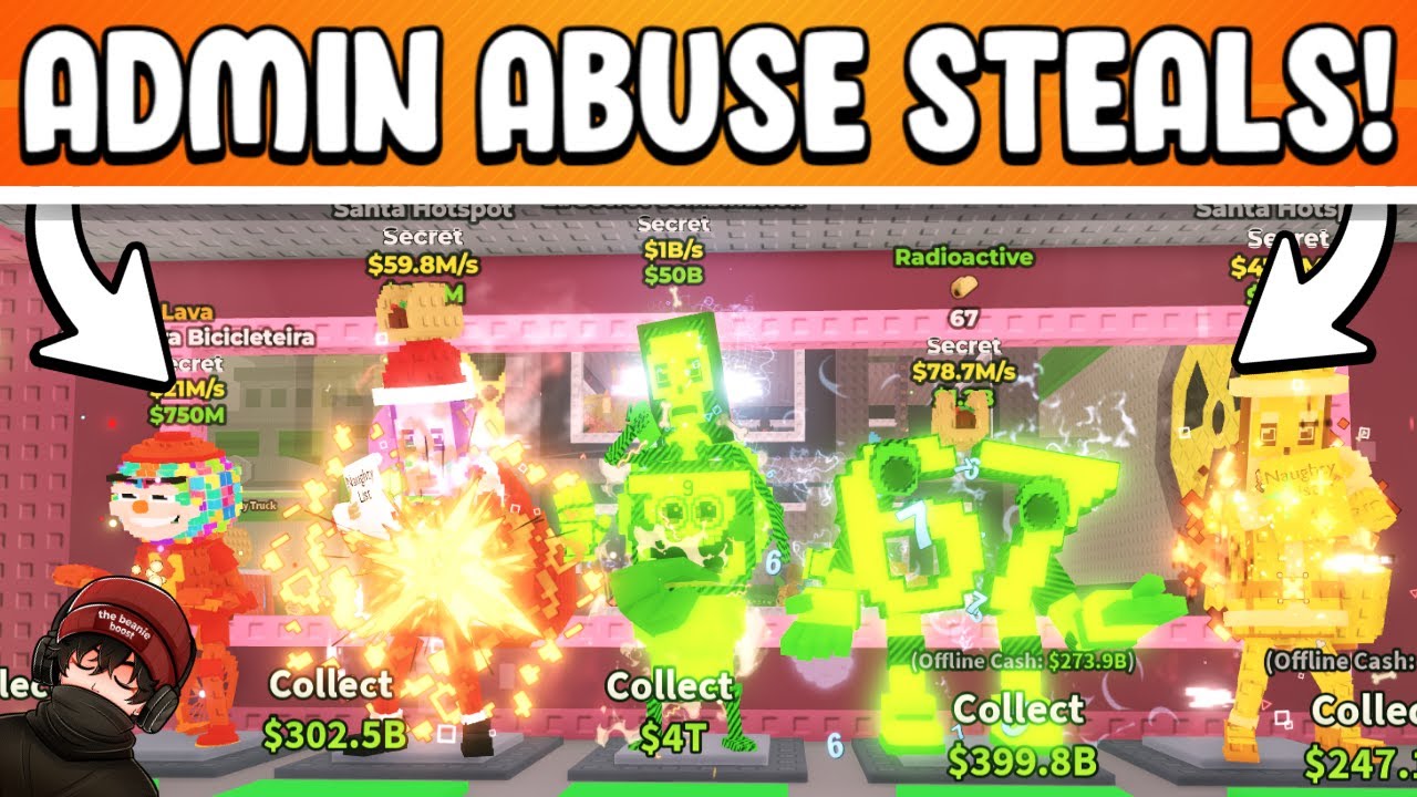 I STOLE A 1B/S DURING ADMIN ABUSE USING “BEANIE METHOD!”  | STEAL A BRAINROT