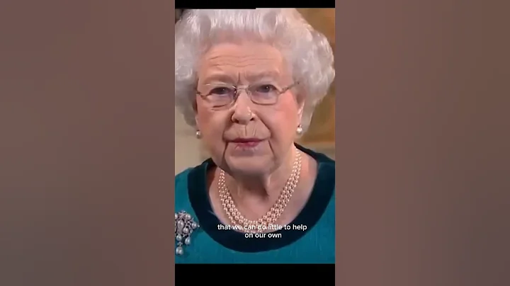 queen elizabeth says small acts of goodness can change the world